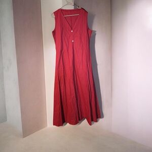 Sleeveless Red Dress